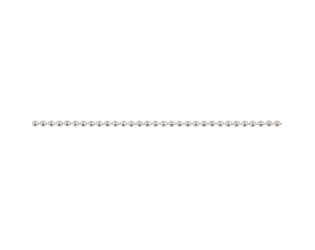 Chaine perlée argent 1.2 mm