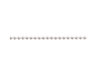 Chaine perlée argent 2.0 mm