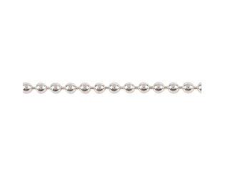 Chaine perlée argent 3.0 mm