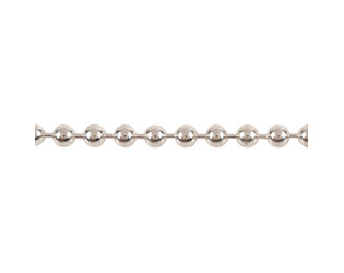 Balletjes collier 4.0 mm zilver