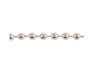 Chaine perlée argent 4.5 mm