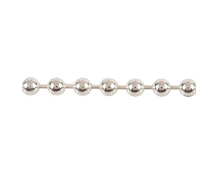 Chaine perlée argent 5.0 mm