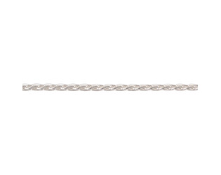 Chaine queue de renard maille longue argent 2.0 mm