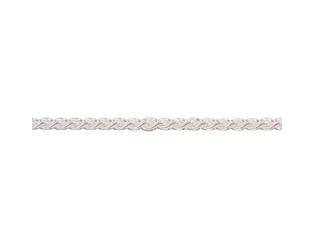 Chaine queue de renard maille courte argent 2.6 mm