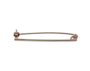 Barrette maillechort 45.0 mm