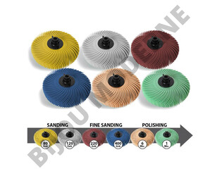 DISQUE HABRAS 3M JOOLTOOL JAUNE RUDE