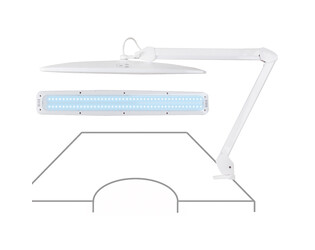 LAMPE DE TABLE RASTER LEDS 3X14 WATT