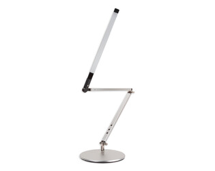 LAMPE À LEDS SUR PLATEAU ARGENT