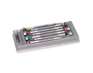 Schroevendraaierset in plastic doos