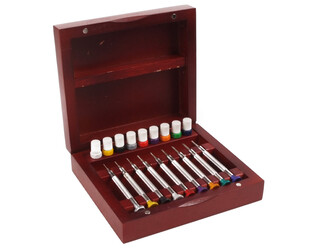 SET DE 9 TOURNEVIS EN COFFRET BOIS
