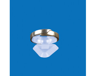 SOCLE ROND POUR BAGUES-TRANSPARENT