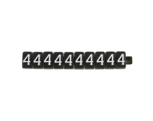 CHIFFRES 4 NOIRS -PAR 10