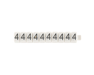 CHIFFRES 4 BLANCS -PAR 10