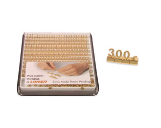 SET DE CHIFFRES DORÉS 300 PIECES