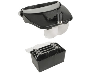 LOUPE CASQUE AVEC LAMPE