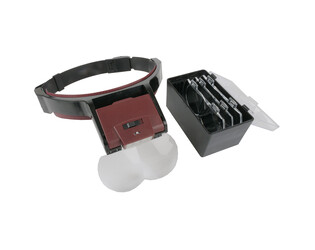LOUPE CASQUE AVEC DIFFÉRENTS INSERTS
