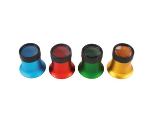 SET DE 4 LOUPES EN ALUMINIUM