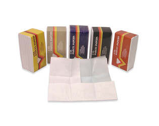 Partybriefjes 25 stuks wit/wit - E.P.