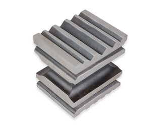 Scharnierank 62 x 62 x 53 mm staal