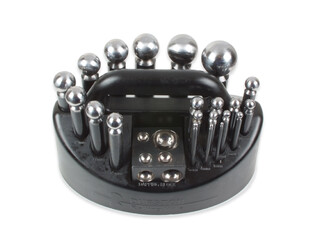 SET DE BOUTEROLLES DURSTON + DÉ À EMBOUTIR