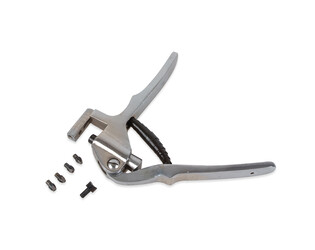 PINCE POUR POINÇONS AVEC 4 EMBOUTS.