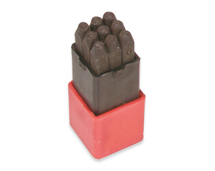 SET DE POINÇONS CHIFFRES 0 - 9 / 2 MM