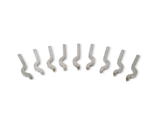 Karaatstempel gebogen 9 karaat E.P.