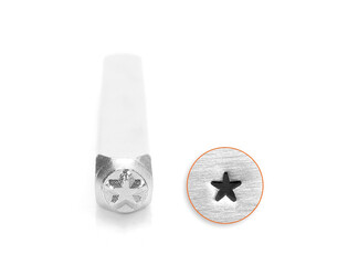 Stempel solid star 3 mm - ImpressArt