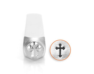 ESTAMPILLAGE ROUNDED CROSS 6 MM IMPRESS ART