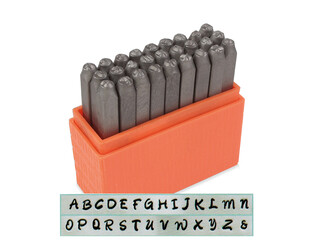 ESTAMPILLAGE LETTRES MAJUSCULES 3 MM