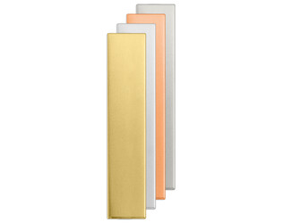 PLAQUE À GRAVER  STRIP 6,3 X 38,1 MM