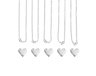 COEURS LAITON ARGENTÉS JEWELRY KIT