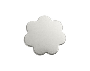 PLAQUE À GRAVER ALUMINIUM FLEUR 16 MM
