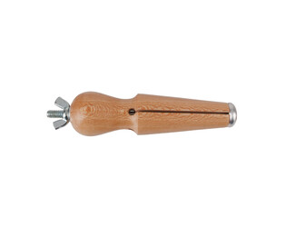 HOUTEN RINGKLEM MET VLEUGELMOER