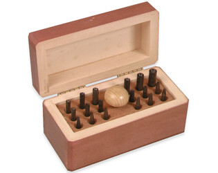 OUTILS A SERTIR 18 ELEMENTS AVEC MANCHE