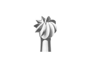 FRAISE BOULE ACIER TREMPE BUSCH / 0,8 MM