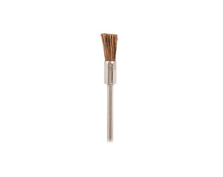 BROSSE HM CERCLE BRUN AVEC AXE