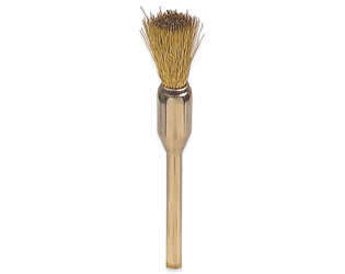 BROSSE PINCEAU LAITON AVEC AXE