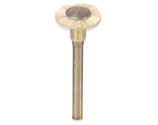 BROSSE H.M. BLANCHE 10 MM AVEC AXE-DOUCE