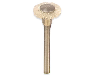 Hangmotorborstel 10.0 mm wit hard met stift