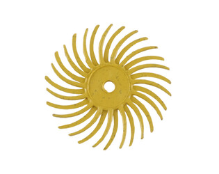 DISQUE HABRAS JAUNE SANS AXE - GRAIN 80