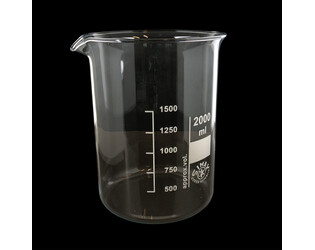 Bocal en verre 2 litres