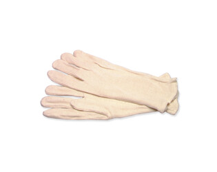 Etalage handschoen wit per paar