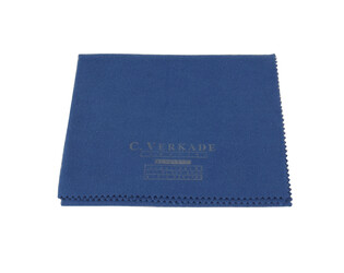 CHIFFON MICROFIBRE BLEU FONCE AVEC IMPRESSION