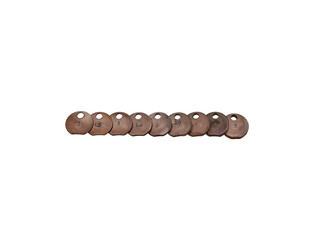 SET DE PLAQUES METRIQUES 1 - 4,5 MM