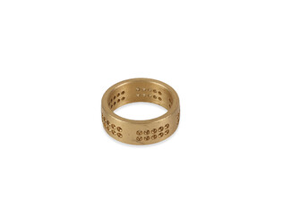 Oefenring pavé messing GRS