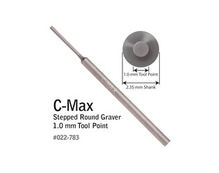 ÉCHOPPE RONDE C-MAX GRADUÉE, 1,0 MM
