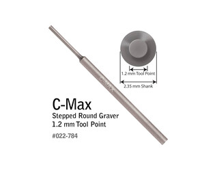 ÉCHOPPE RONDE C-MAX GRADUÉE, 1,2 MM