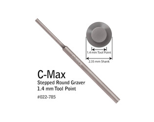 ÉCHOPPE RONDE C-MAX GRADUÉE, 1,4 MM