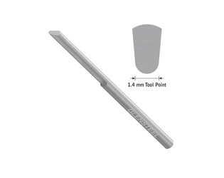 ECHOPPE RONDE BISEAUTÉE GRS 1,4 MM